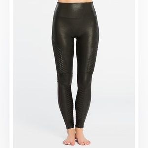 Spanx moto legging size small